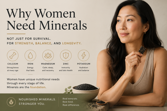 SESA Black Sesame Crunch — mineral-dense snack for women with iron, magnesium, zinc and copper